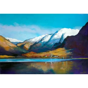 Sisters at Kintail, Giclée Art Print by Margaret Evans