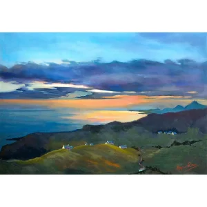 Skye Nightfall, Giclée Art Print by Margaret Evans