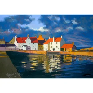 Last Light, East Neuk, Giclée Art Print by Margaret Evans