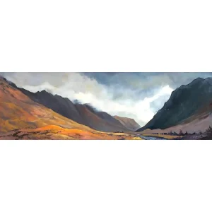 Birds over the Coe, Giclée Art Print by Margaret Evans