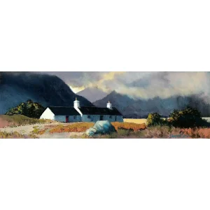 Black Rock Cottage, Giclée Art Print by Margaret Evans