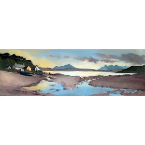 From Portree to the Cuillin, Giclée Art Print by Margaret Evans