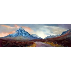 Track to the Buachaille, Giclée Art Print by Margaret Evans
