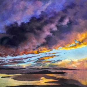 Evening Tide, Giclée Art Print by Margaret Evans