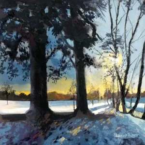 Winter at MacRosty Park, Giclée Art Print by Margaret Evans
