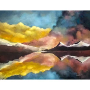 Still Waters, Loch Leven, Giclée Art Print by Margaret Evans