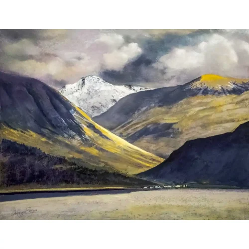 Beyond Catacol, Giclée Art Print by Margaret Evans