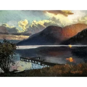 Tranquility, Loch Earn, Giclée Art Print by Margaret Evans