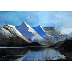 Winter Sisters, Kintail, Giclée Art Print by Margaret Evans