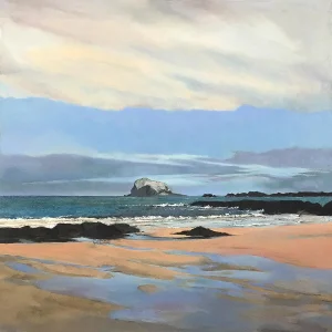Tide Lines, North Berwick, Giclée Art Print by Margaret Evans
