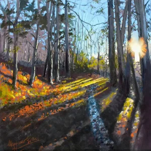 Woodland Walk, Dunira, Giclée Art Print by Margaret Evans