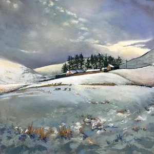 Winter in the Glen, Giclée Art Print by Margaret Evans
