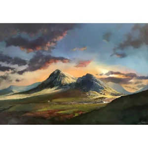 Stairway to Heaven, Glencoe, Giclée Art Print by Margaret Evans