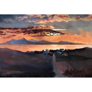 The Road Home, Skye, Giclée Art Print by Margaret Evans