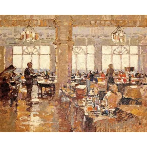 Afternoon Tea Turnberry, Giclée Art Print by Peter Foyle