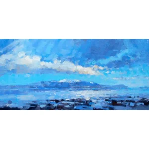 Arran from Troon, Giclée Art Print by Peter Foyle