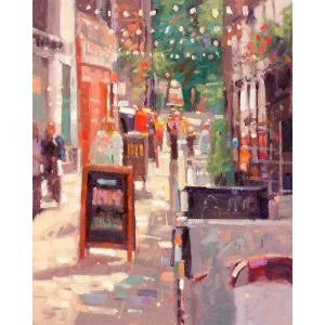 Ashton Lane, Glasgow, Giclée Art Print by Peter Foyle