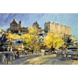 Castle Terrace, Edinburgh, Giclée Art Print by Peter Foyle