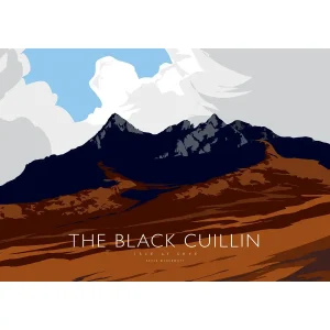 The Black Cuillin, Giclée Art Print by Peter McDermott