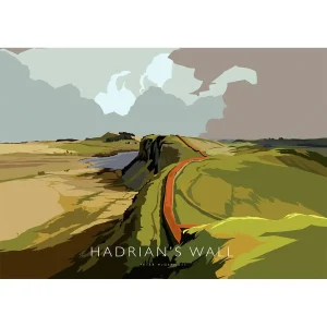 Hadrians Wall, Giclée Art Print by Peter McDermott