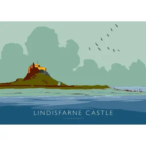 Lindisfarne Castle, Giclée Art Print by Peter McDermott