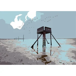 Pilgrims Way, Holy Island, Giclée Art Print by Peter McDermott