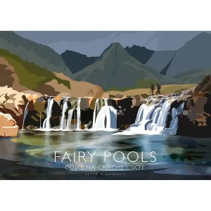 Fairy Pools, Coire Na Creiche, Skye, Giclée Art Print by Peter McDermott