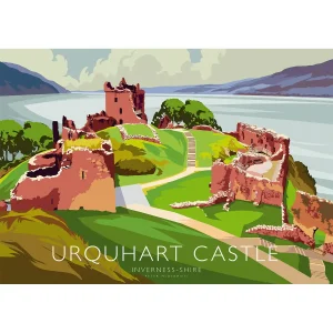 Urquhart Castle, Giclée Art Print by Peter McDermott