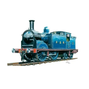 Caledonian Railway No 419 Built 1907 at St Rollox, Giclée Art Print by Rod Harrison