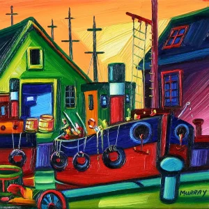 Puffer, Giclée Art Print by Raymond Murray