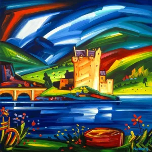Eilean Donan Castle, Giclée Art Print by Raymond Murray
