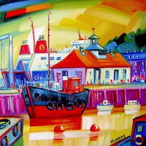 Rothesay Harbour, Giclée Art Print by Raymond Murray