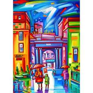 Royal Exchange Square 1, Giclée Art Print by Raymond Murray