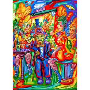 Happy Birthday Toulouse, Giclée Art Print by Raymond Murray