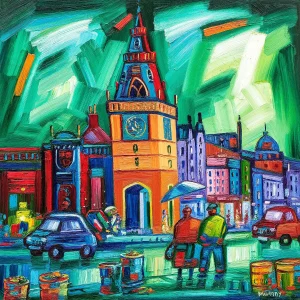 The Tron, Glasgow, Giclée Art Print by Raymond Murray