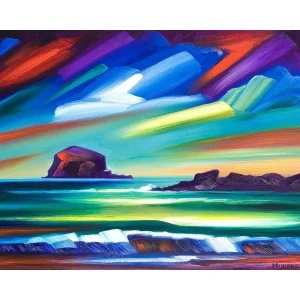 Bass Rock 2, Giclée Art Print by Raymond Murray