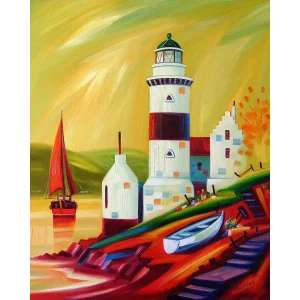 Calm Day At The Cloch, Giclée Art Print by Raymond Murray