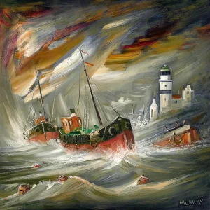 Cloch Storm, Giclée Art Print by Raymond Murray