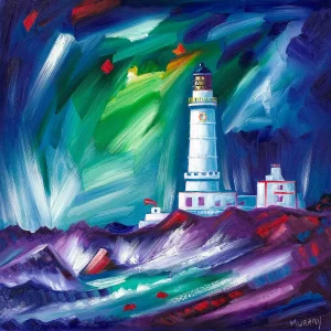 Corsewall Lighthouse, Giclée Art Print by Raymond Murray