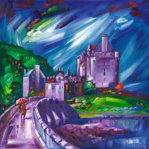Eilean Donan Bridge, Giclée Art Print by Raymond Murray