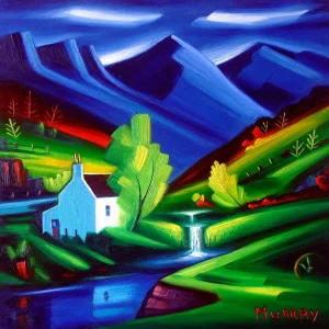 Glen Shiel, Giclée Art Print by Raymond Murray