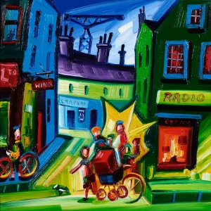 Future in Tow, Giclée Art Print by Raymond Murray
