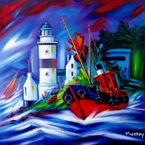 Stormy Cloch, Giclée Art Print by Raymond Murray