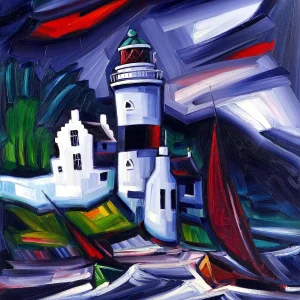 Stormy Day, Giclée Art Print by Raymond Murray