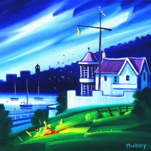 Yacht Club, Gourock, Giclée Art Print by Raymond Murray