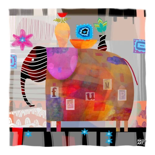 Flump, Giclée Art Print by Rikki O'Neill