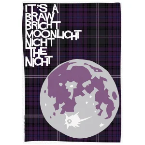 It's a Braw Bricht Moonlicht Nicht the Nicht, Giclée Art Print by Stewart Bremner