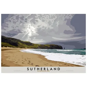 Sutherland: Sandwood Bay, Giclée Art Print by Stewart Bremner