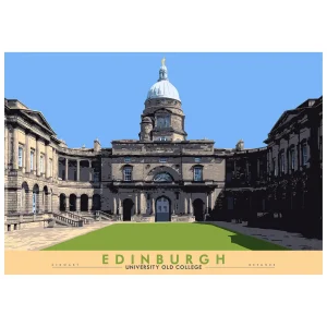 Edinburgh: University Old College, Giclée Art Print by Stewart Bremner