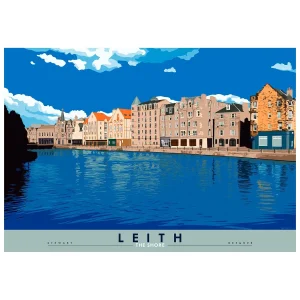 Leith: The Shore, Giclée Art Print by Stewart Bremner